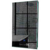 Specchio LED Verticale | Pulsante touch | Luce bianca fredda - Reyze Serie Motivated Modello 8